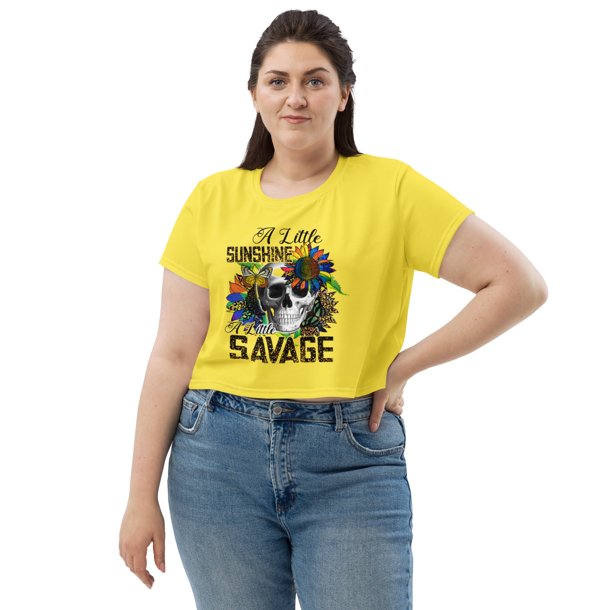 Savage Crop Top for plus size
